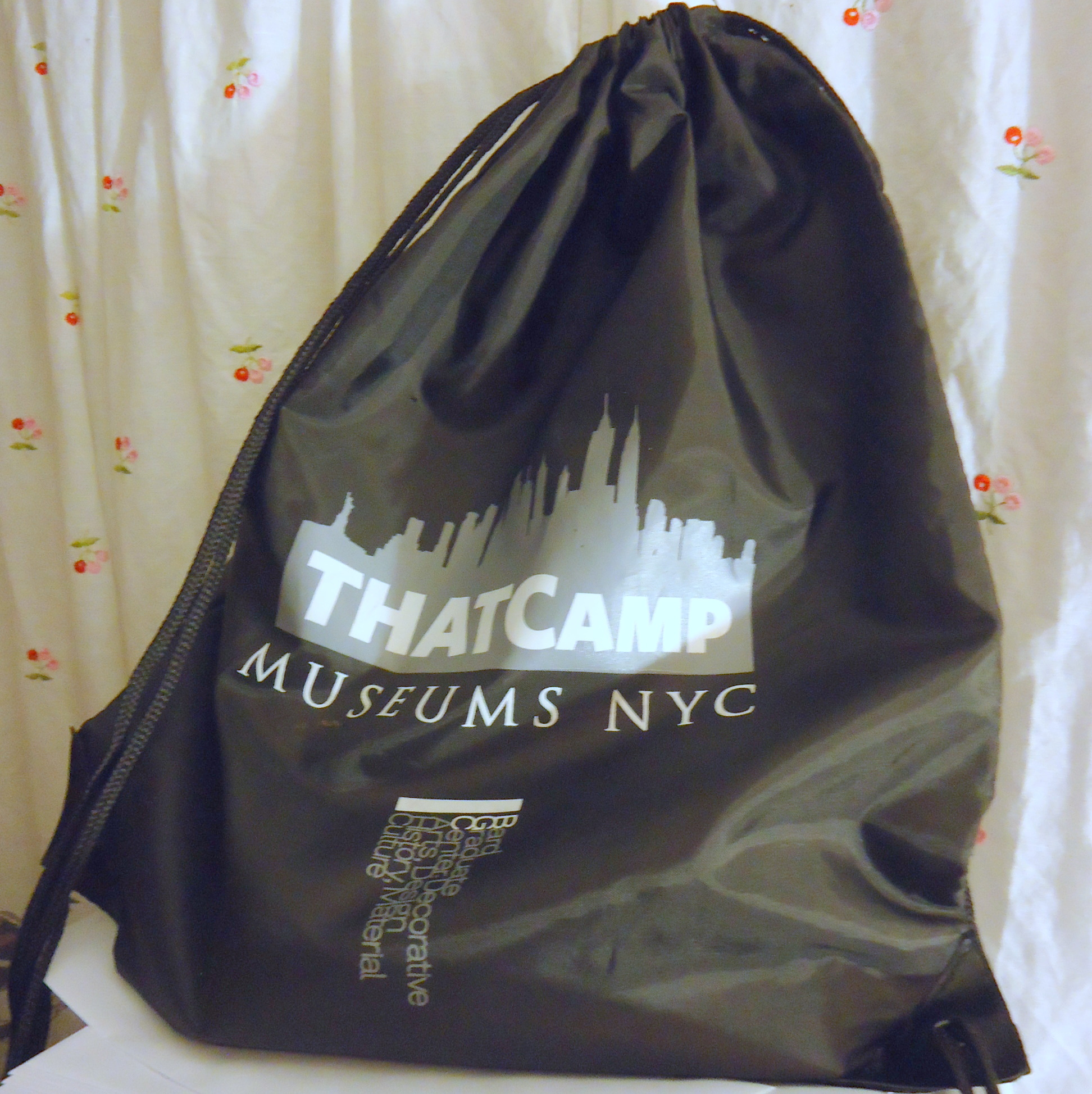 THATCamp Museums NYC souvenir bag