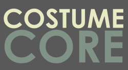 Logo with the word "COSTUME" over the word "CORE"